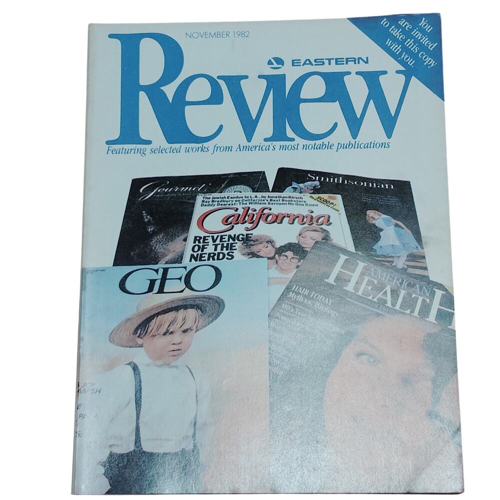 Eastern Review Magazine November 1982 - The Magazine of Eastern Airlines